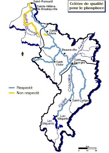 Atteinte des objectifs de qualit vise pour le phosphore