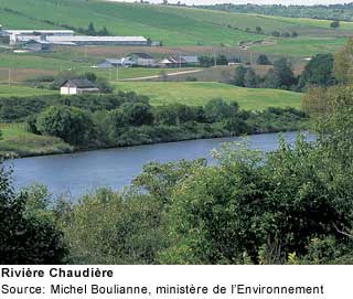 Rivire Chaudire - Source : Michel Boulianne, MENV