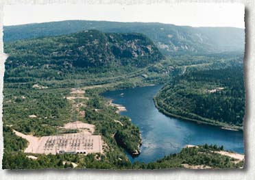 Photo : Centrale Outardes Trois, Hydro-Qubec