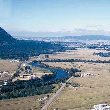 Photo: Mandre de la rivire Noire en amont de Saint-Pie