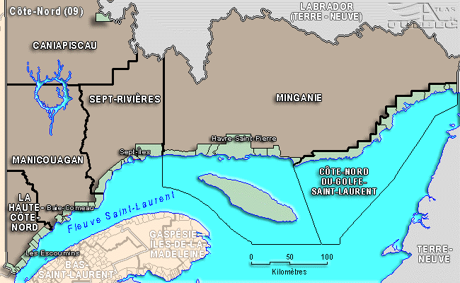 Source : Carte tire de lAtlas du Qubec et de ses rgions  ladresse Internet : http://www.atlasduquebec.qc.ca