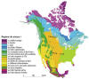 Cliquez pour agrandir - Figure 1 : Les rgions cologiques de l'Amrique du Nord