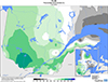 Pluie (%) Pourcentage de la normale