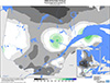 Neige au sol (%) Pourcentage de la normale