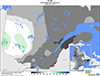 Pluie (%) Pourcentage de la normale